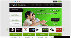 Desktop Screenshot of iwatchtvabroad.com